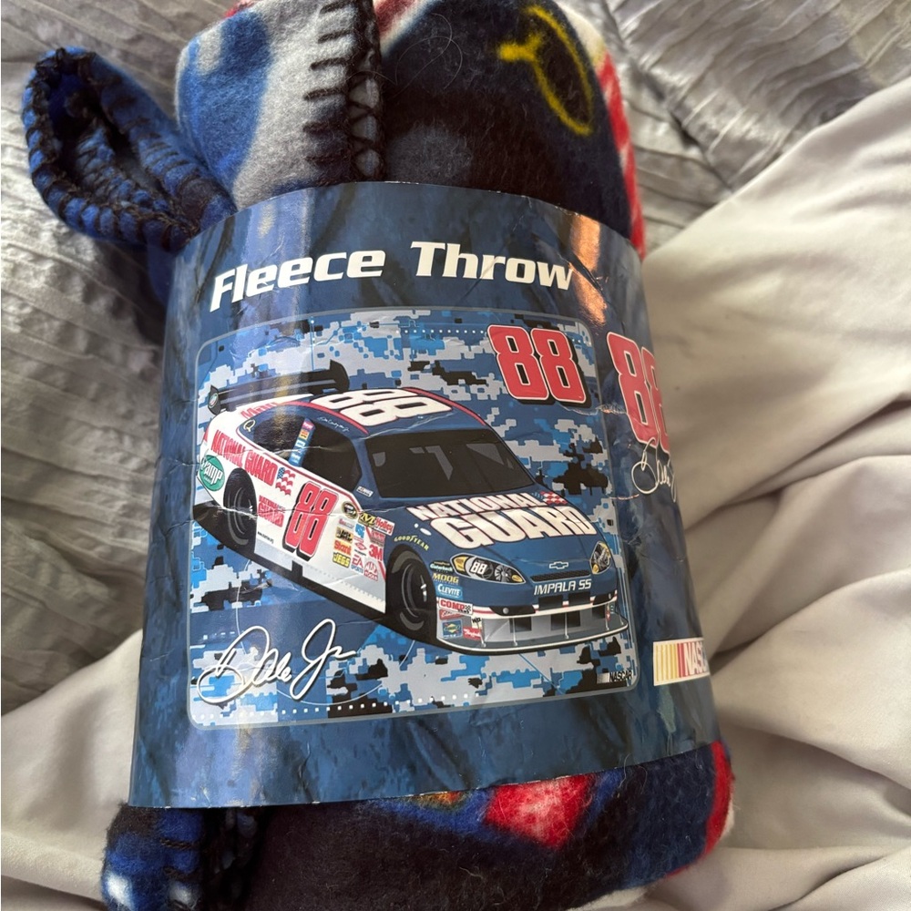 Northwest NASCAR Fleece Throw - Blue and Red